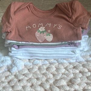 Carter's Kids One Piece Set - Pink, White, Purple
